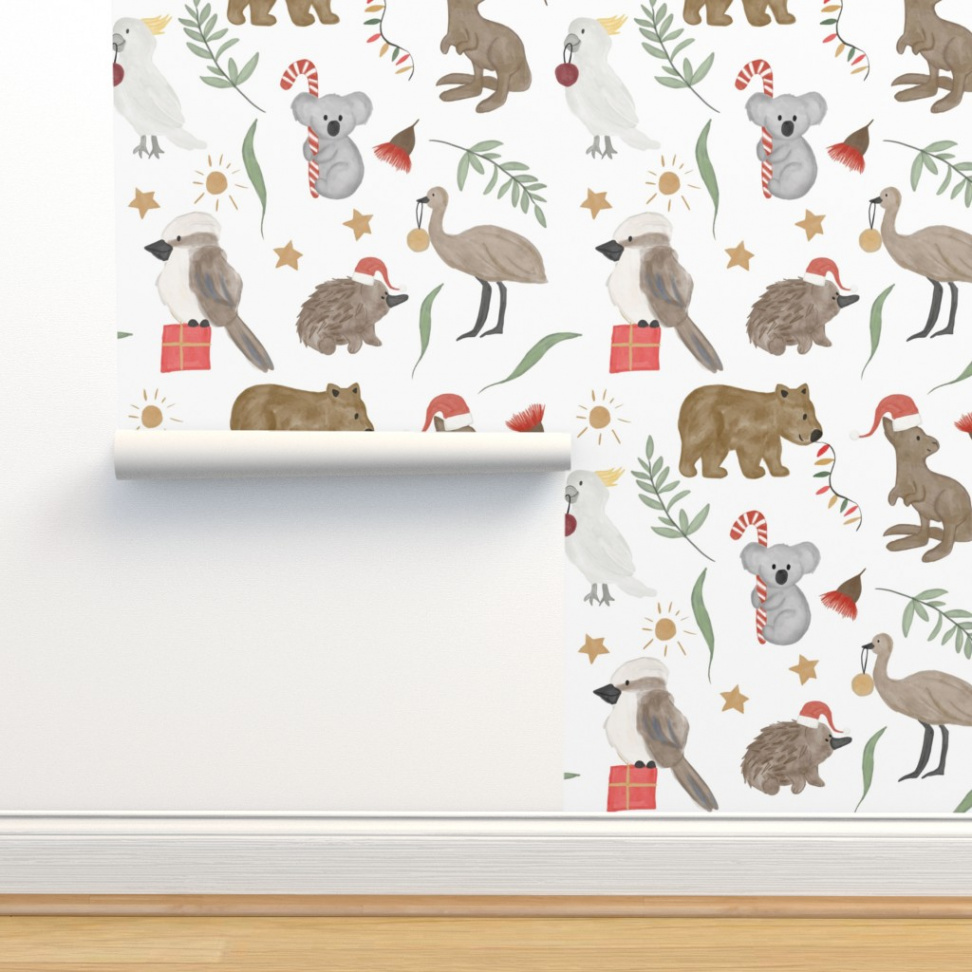 australian christmas friends [] Wallpaper bynorlie_studio