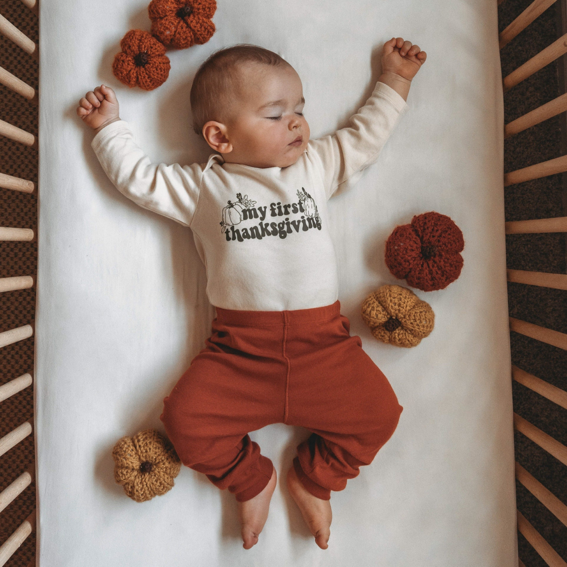 Baby st Thanksgiving Outfit. Newborn Boy Infant Girl