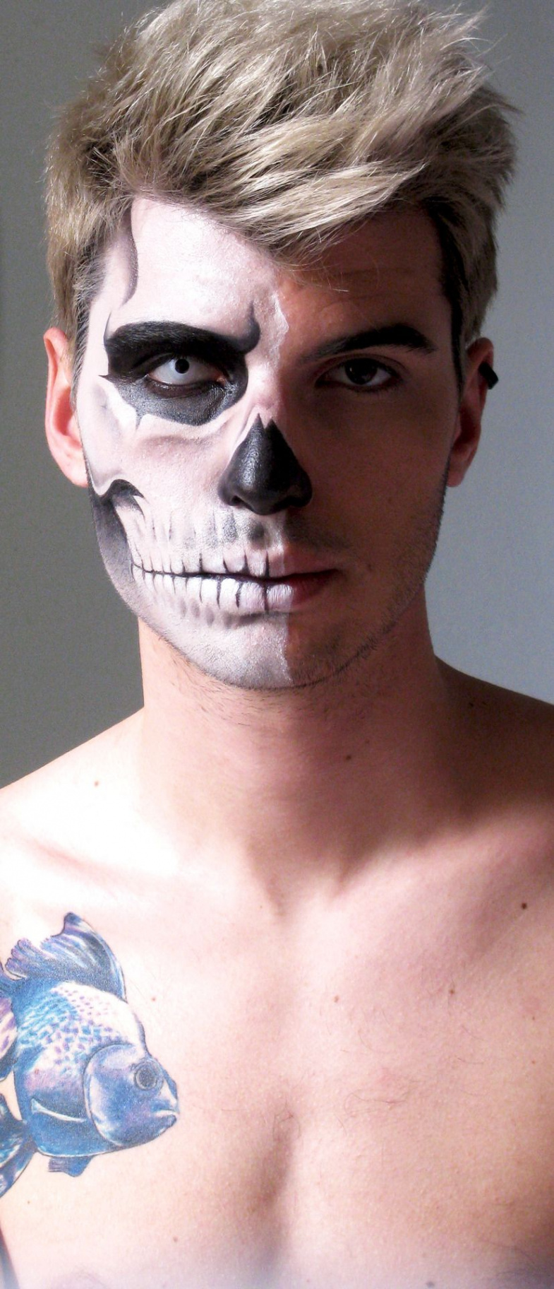 Best Half skull makeup ideas