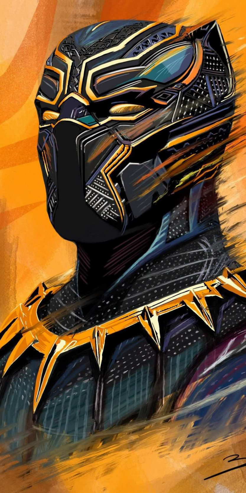 Black Panther Art HD iPhone Wallpaper  Marvel superhero posters