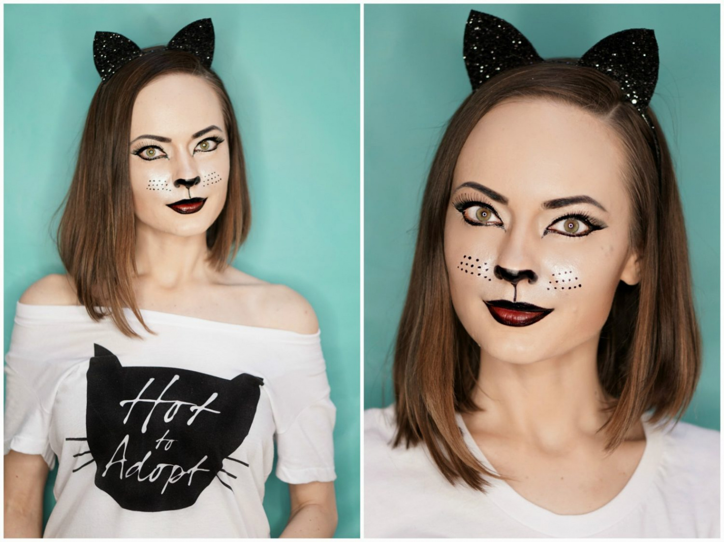 Cat Makeup - Easy-to-Repeat Halloween Makeup Tutorial