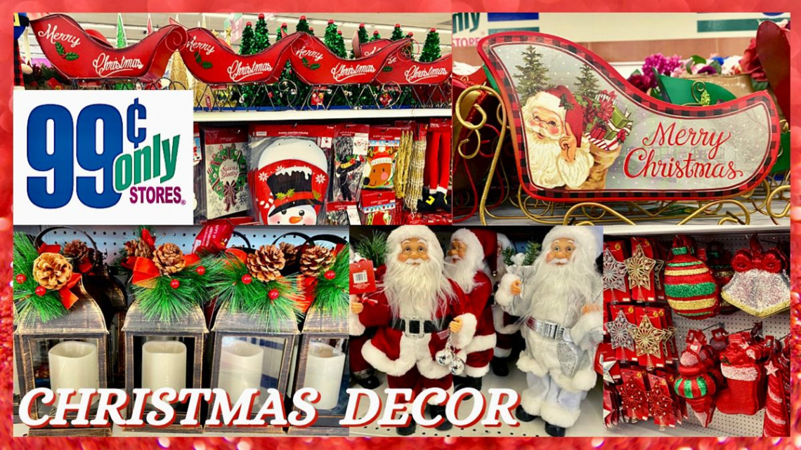 Cent Only Store Christmas Decor   Christmas decorations