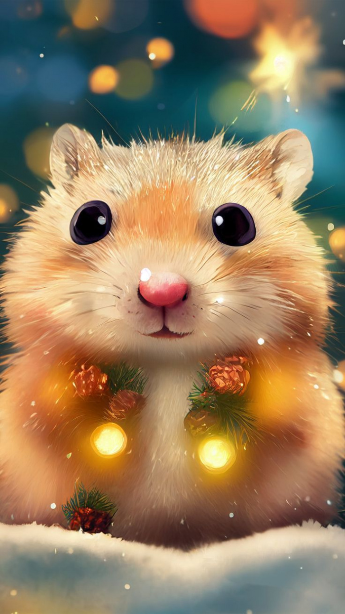 Christmas Animal Phone Wallpaper HD Holidays Wallpaper Cute