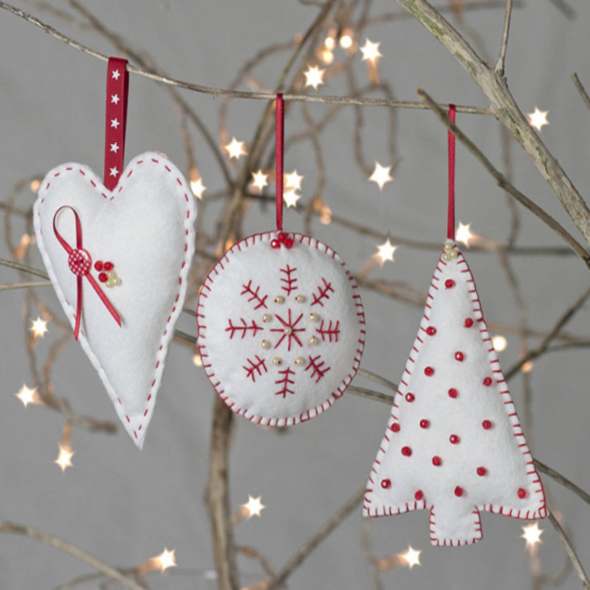 Christmas Decoration Sewing Kit By Clara  notonthehighstreet