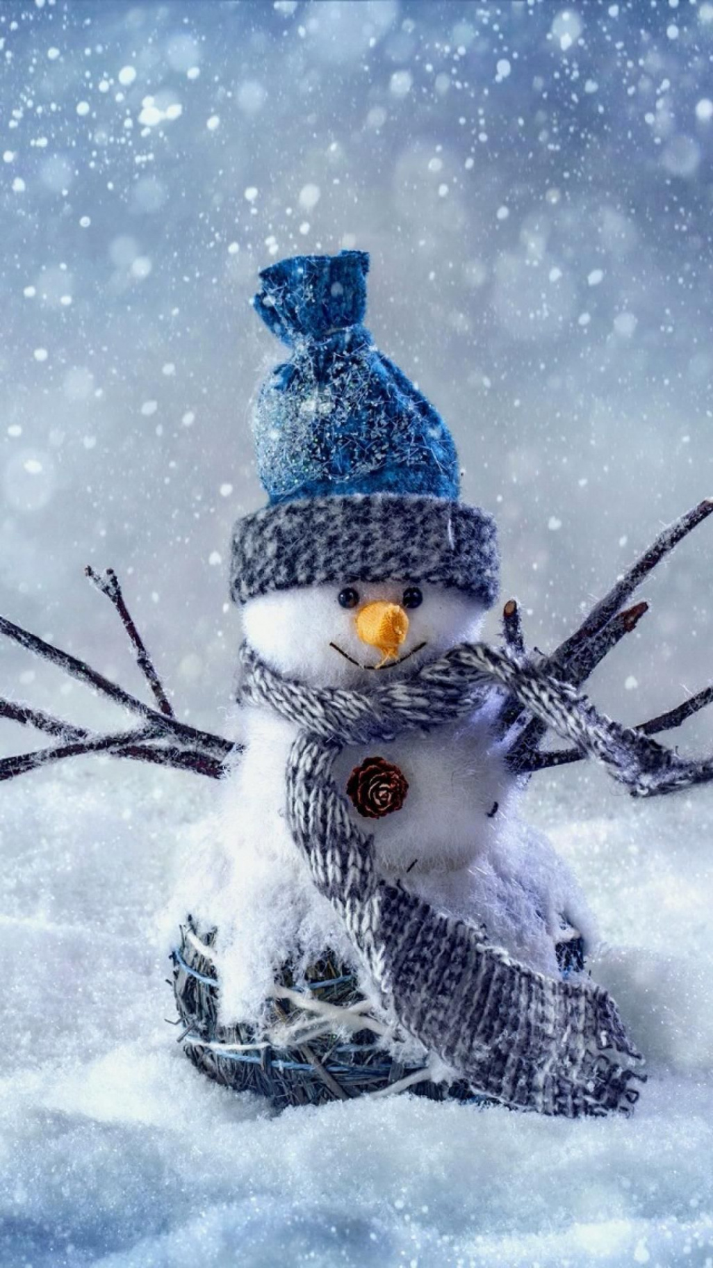 Christmas Snowman New Year #iPhone # #plus #wallpaper Merry