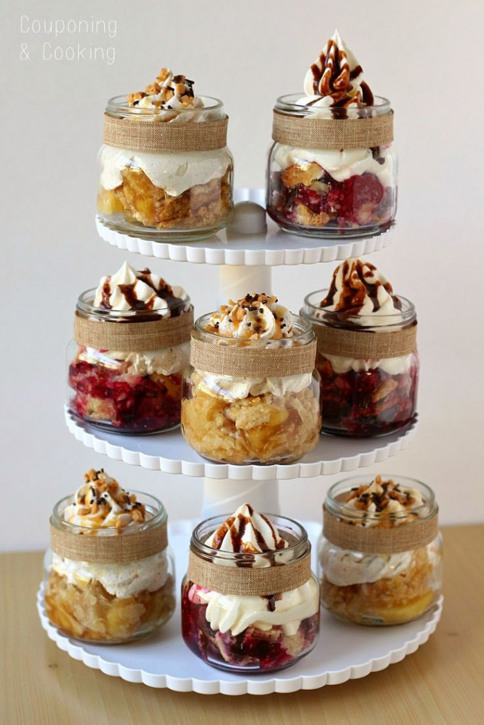 Couponing & Cooking: Thanksgiving Pie Party  Mason jar desserts