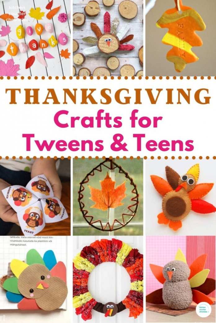 Creative Thanksgiving Crafts for Older Kids to Make