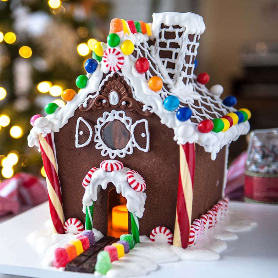 Curved Roof Gingerbread House Recipe