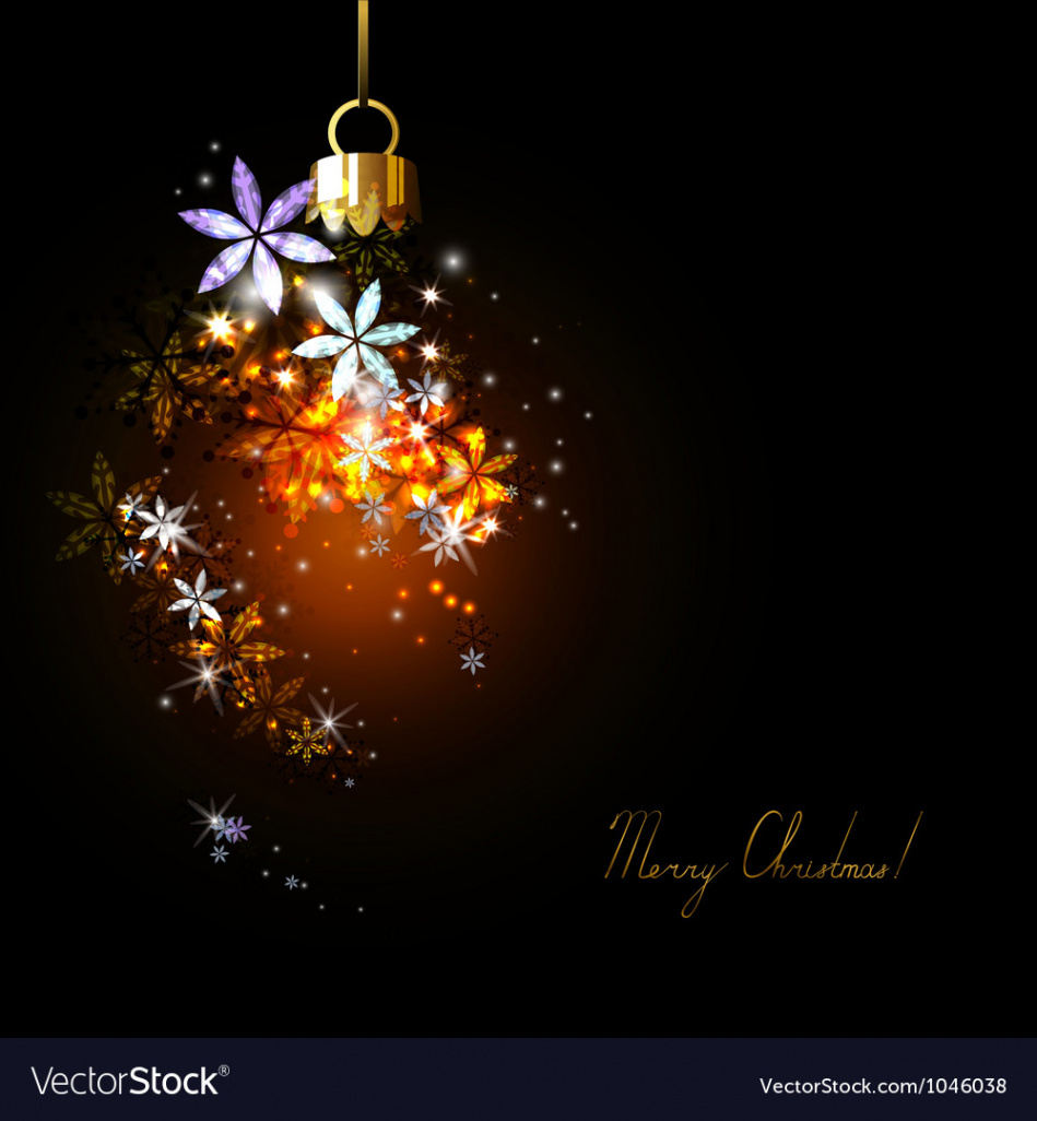 Dark christmas background Royalty Free Vector Image