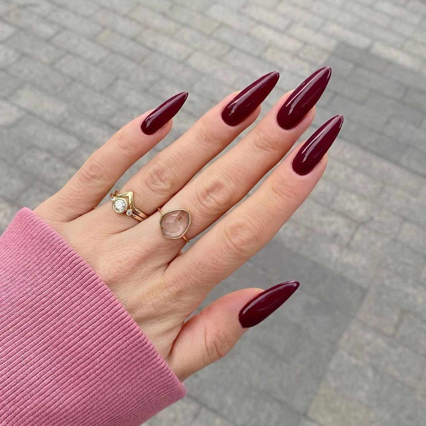 Dark Red Nail Ideas for a Moody Manicure