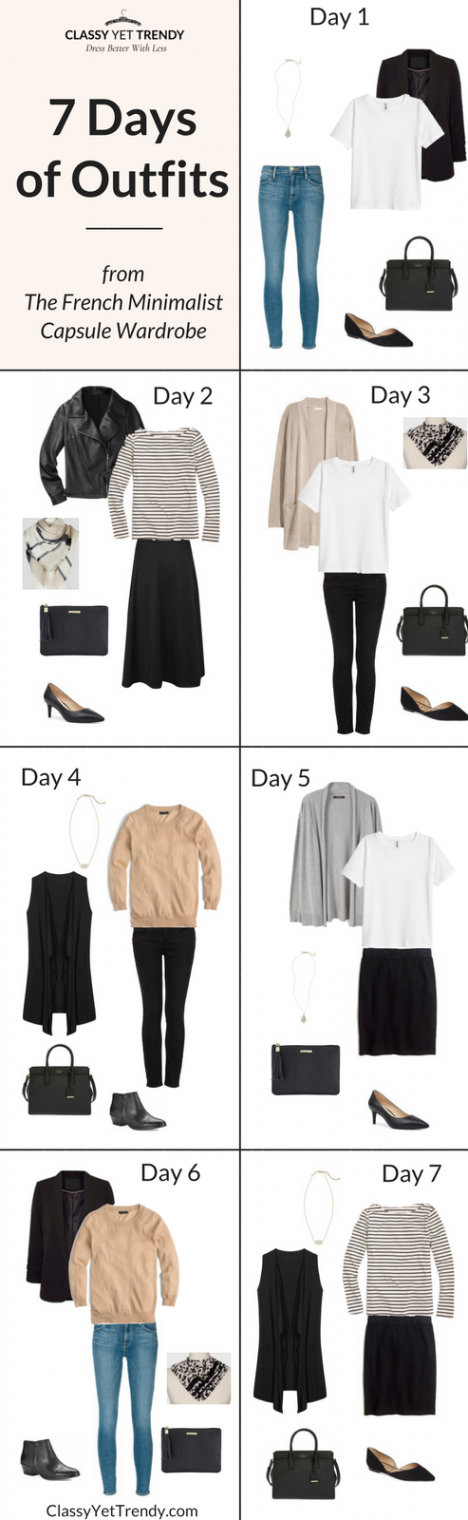 Days of Outfits (French Minimalist Fall Edition) - Classy Yet Trendy