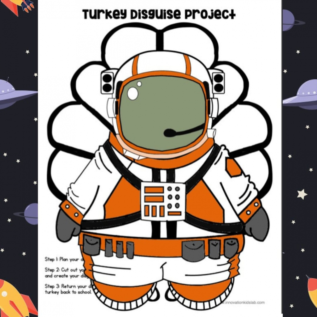 Disguise a Turkey Astronaut Disguise - Etsy