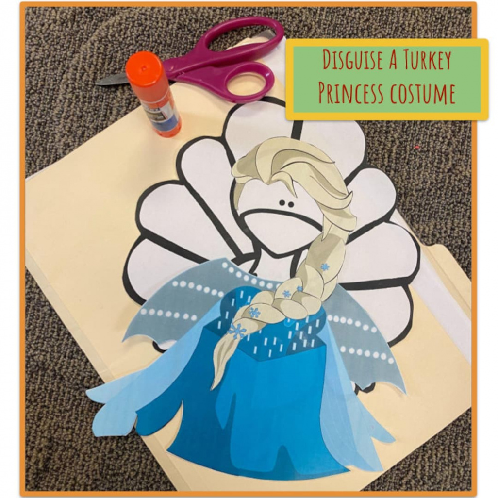 Disguise a Turkey-princess Costume-digital Download - Etsy