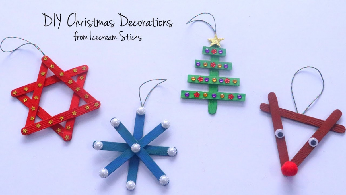DIY Christmas Decorations  Homemade Christmas Ornaments  Easy Christmas  Crafts for Kids
