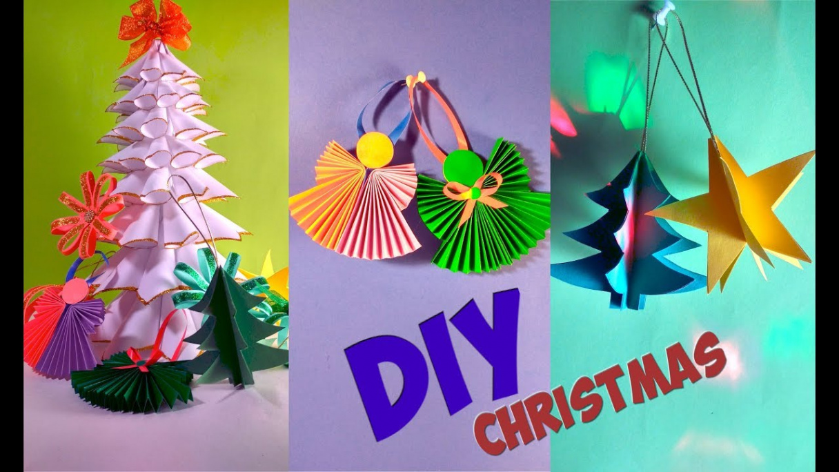 DIY Christmas Decorations Ideas From Paper! Simple Tutorial