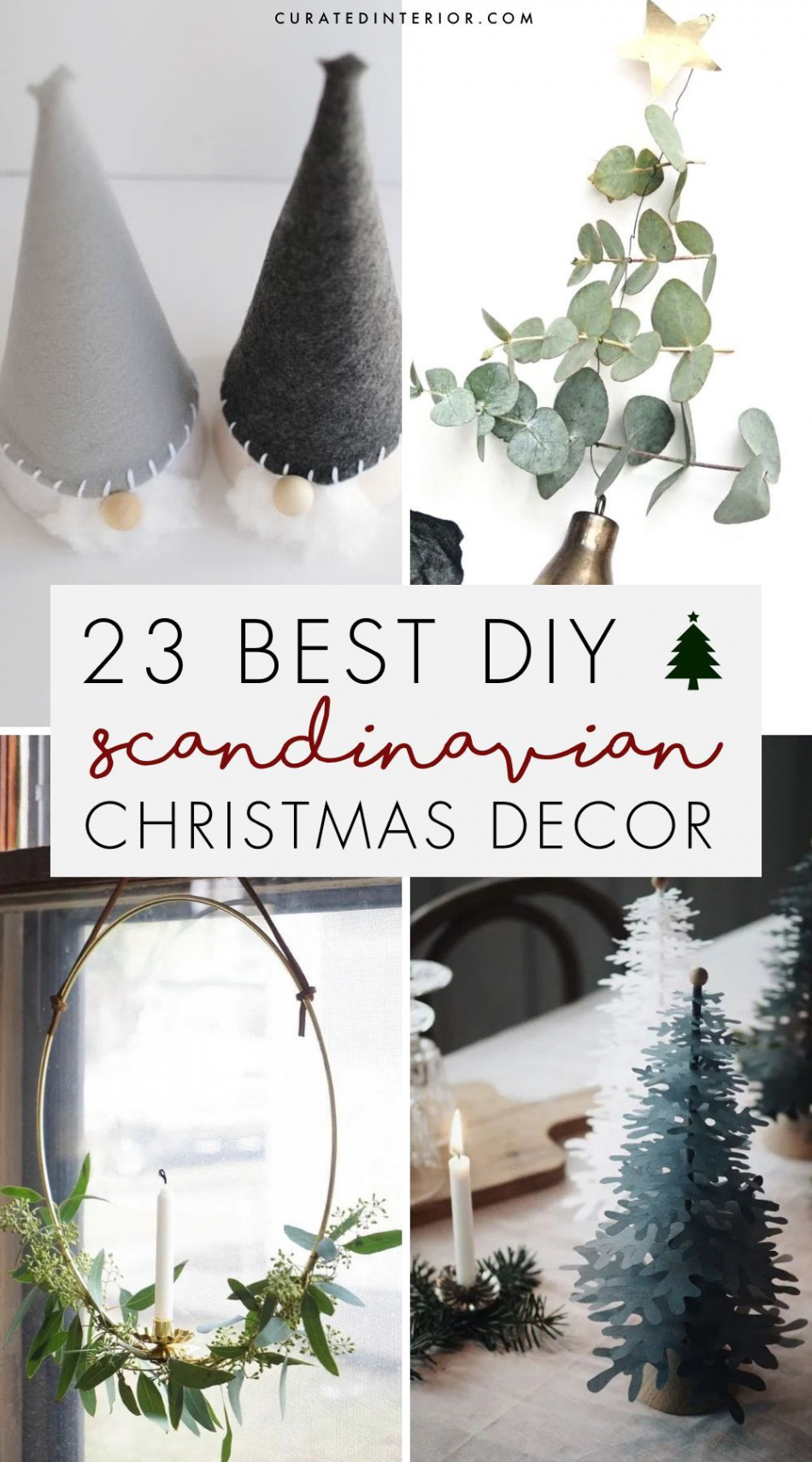DIY Scandinavian Christmas Decorations with Nordic, Hygge Vibes