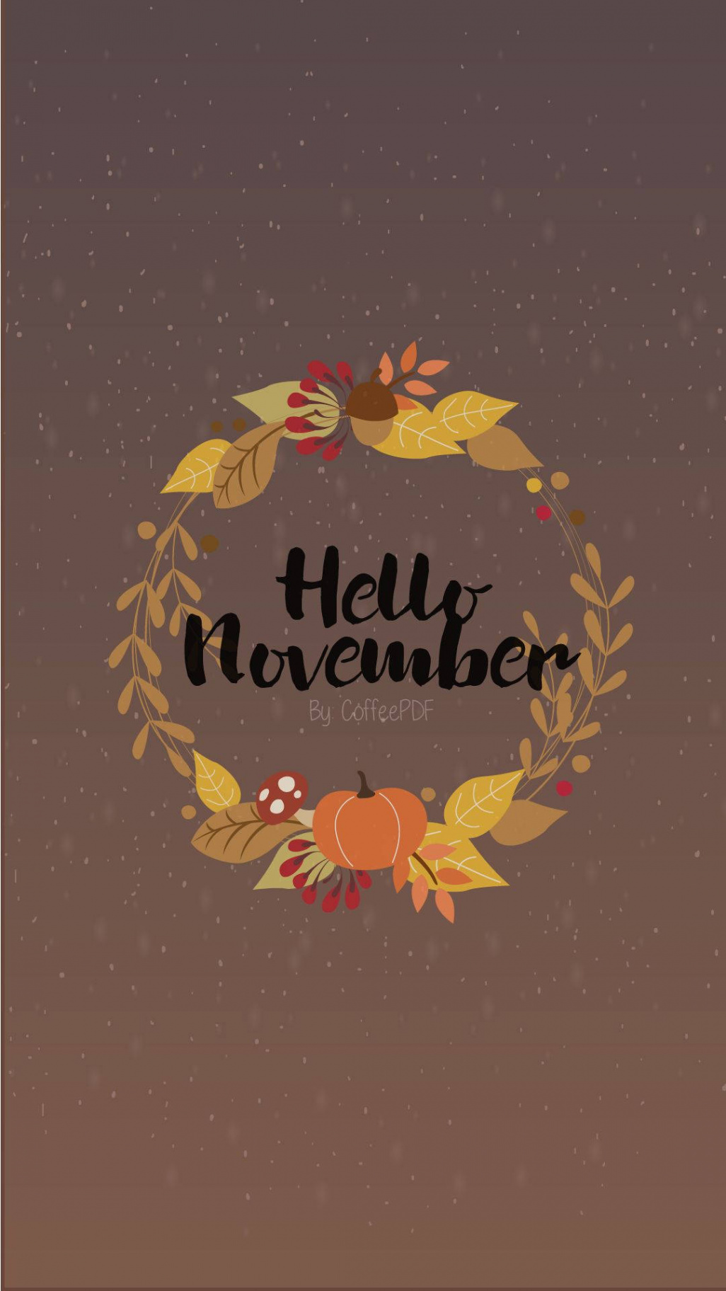 Download Aesthetic November iPhone Wallpaper Wallpaper