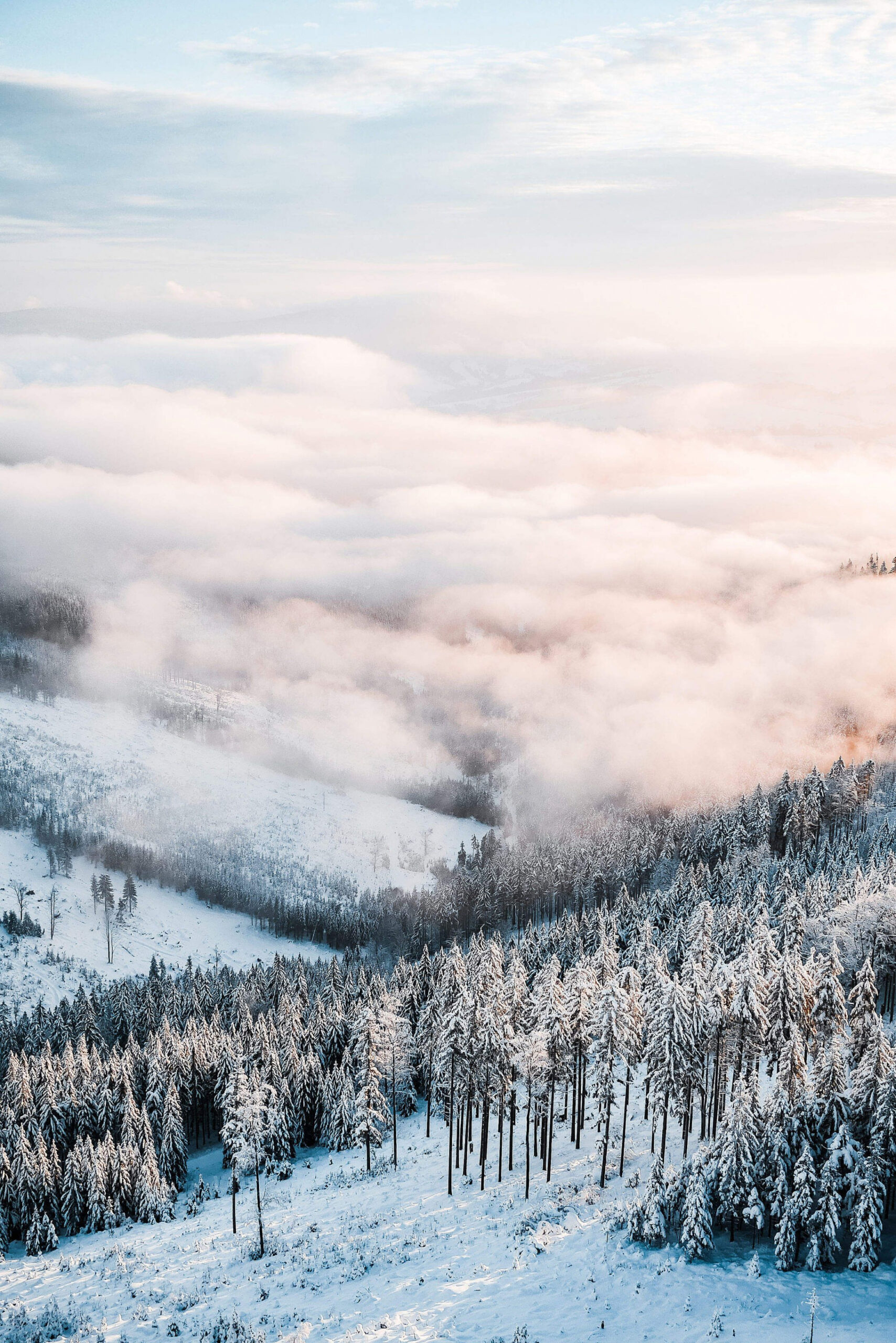 Download Winter Mountains Scenery Vertical Free Stock Photo