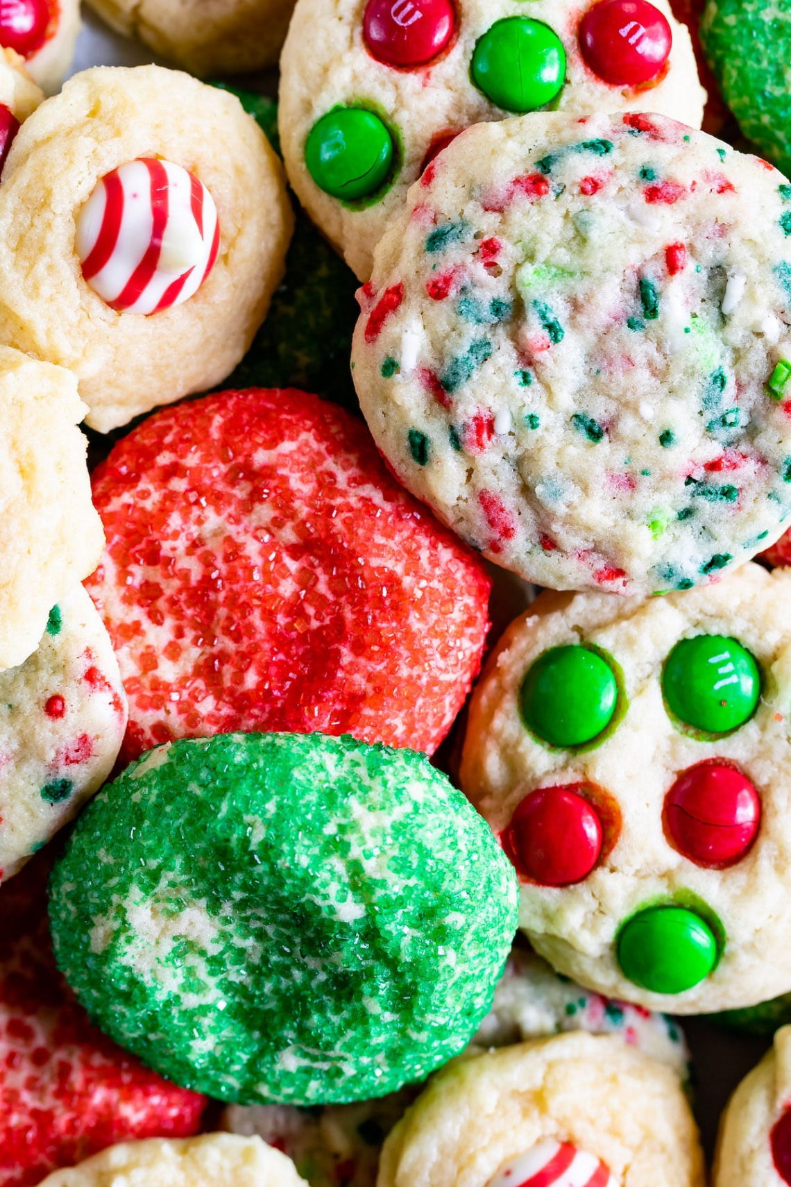 Easy Christmas Drop Cookies  ways - Crazy for Crust