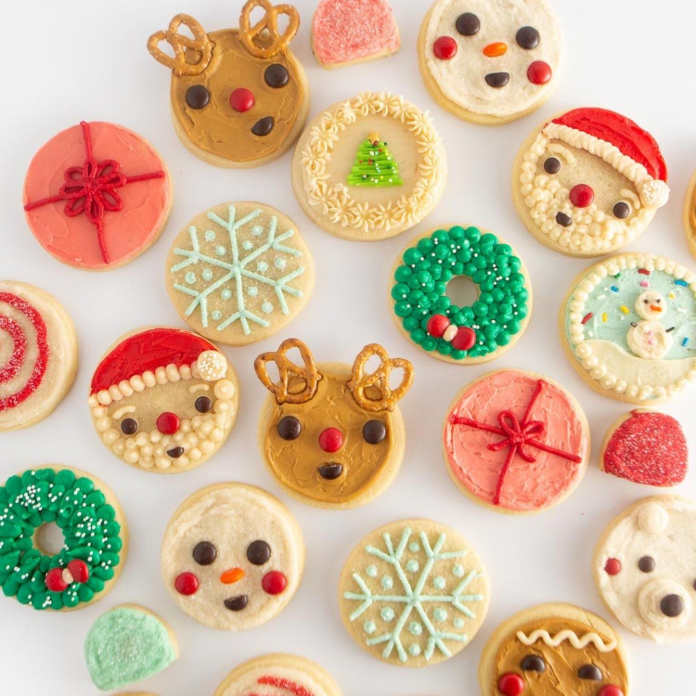 EASY Circle Christmas Cookies!