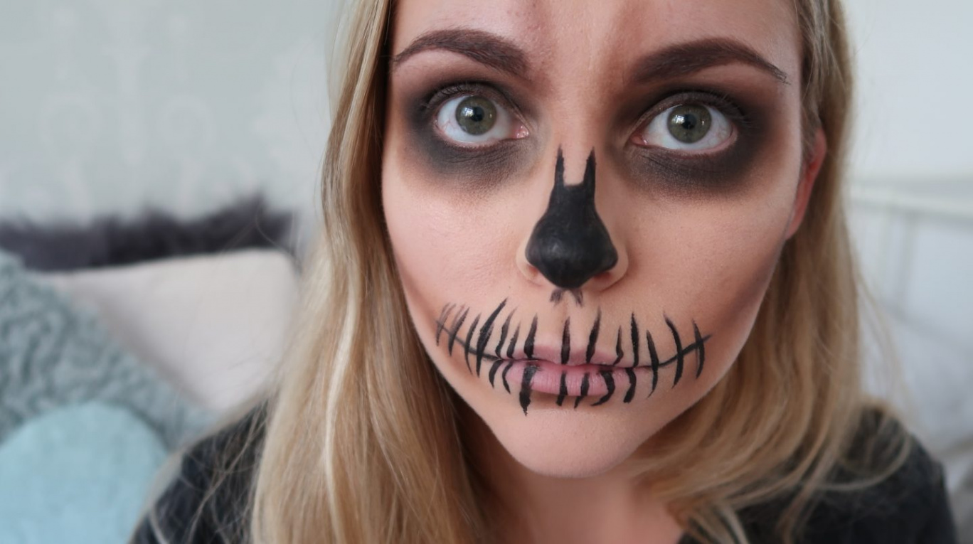 Easy Skull Makeup: Using Products You Already Own