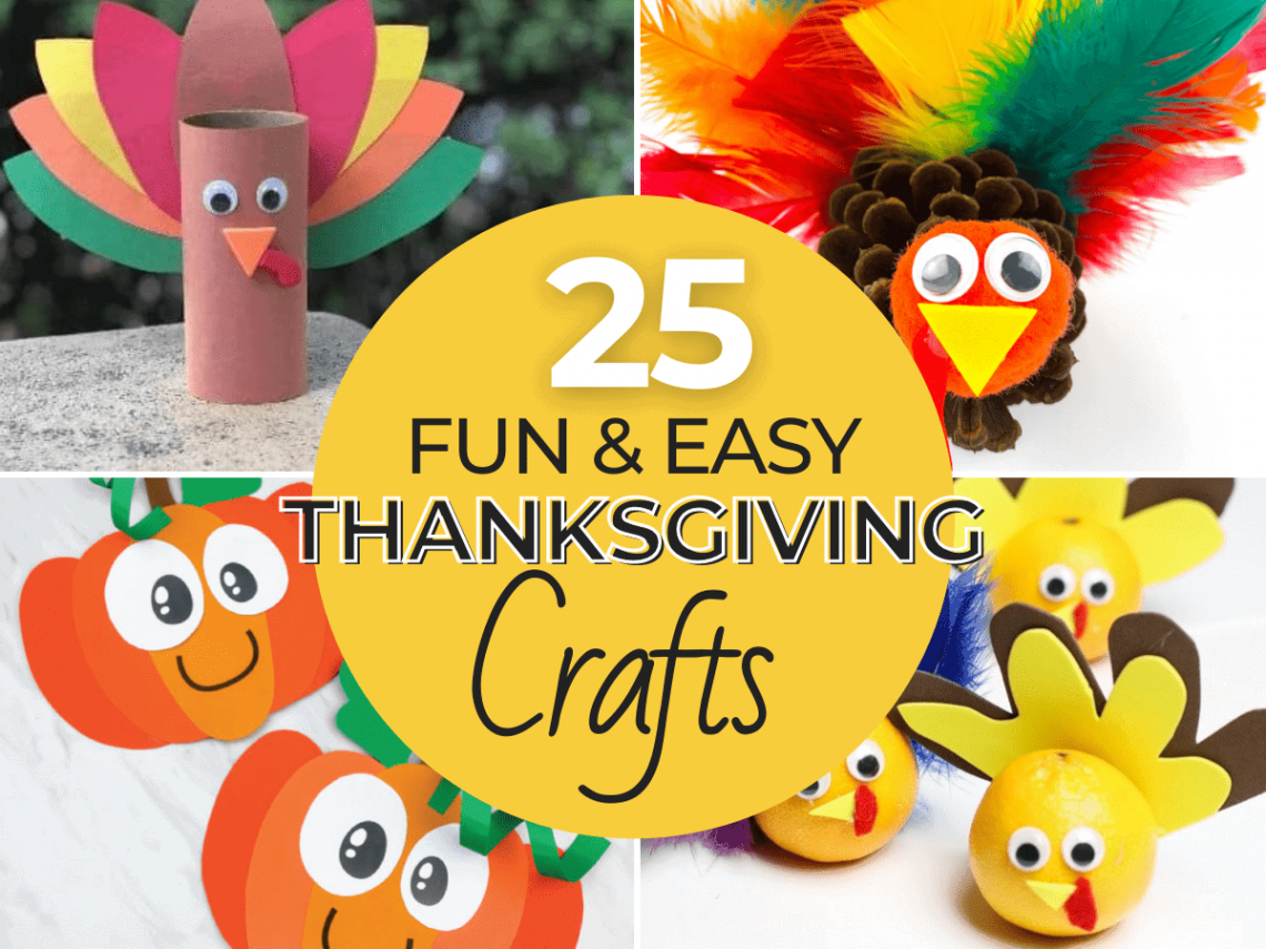 Easy Thanksgiving Crafts for Kids - Modern Mom Life