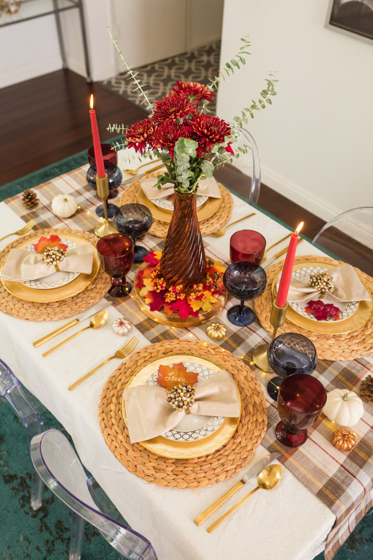 Easy Thanksgiving Table Setting Ideas - Holidays  Laura Lily