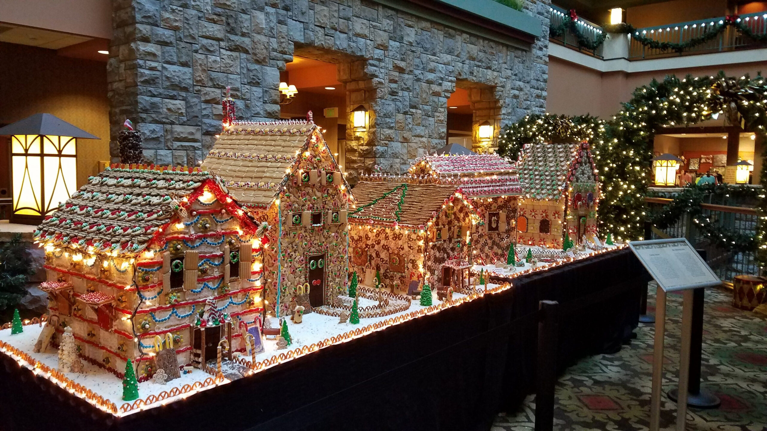 Elaborate gingerbread village a huge tourist draw in Branson MO