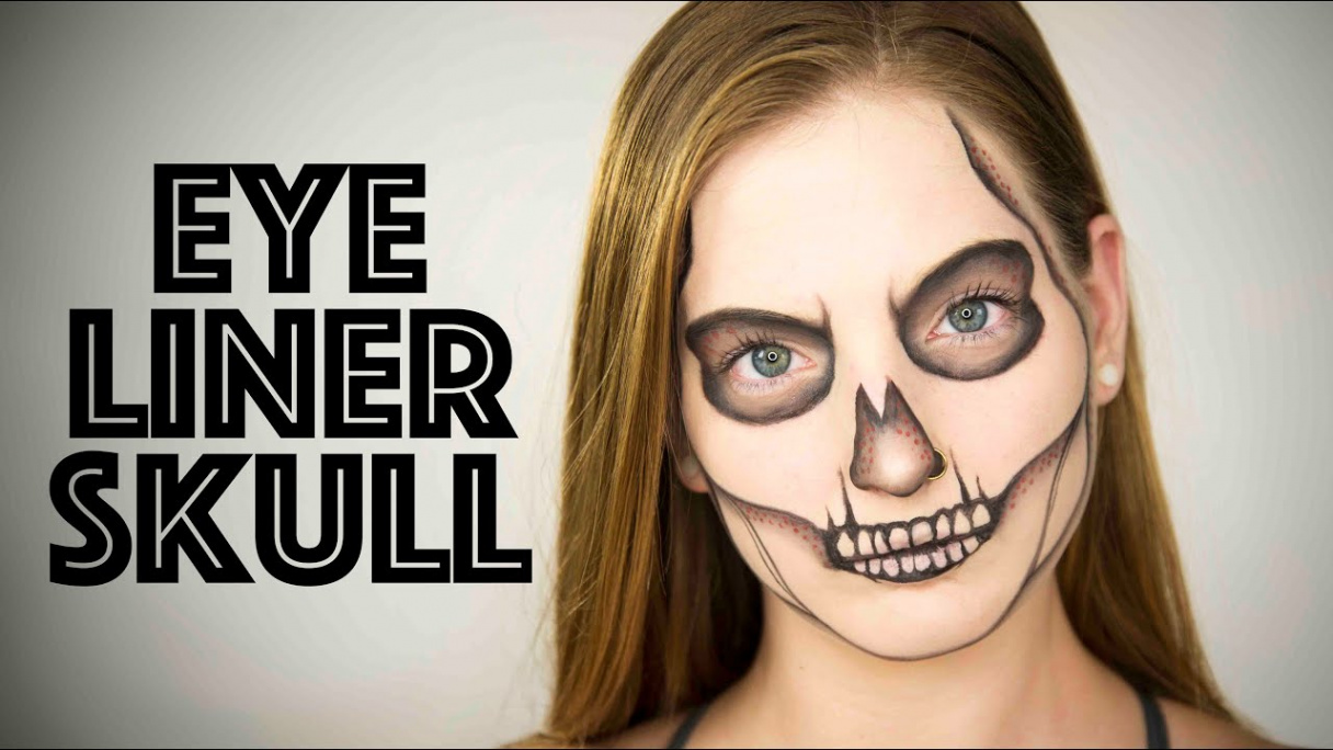 Eyeliner Skull Tutorial