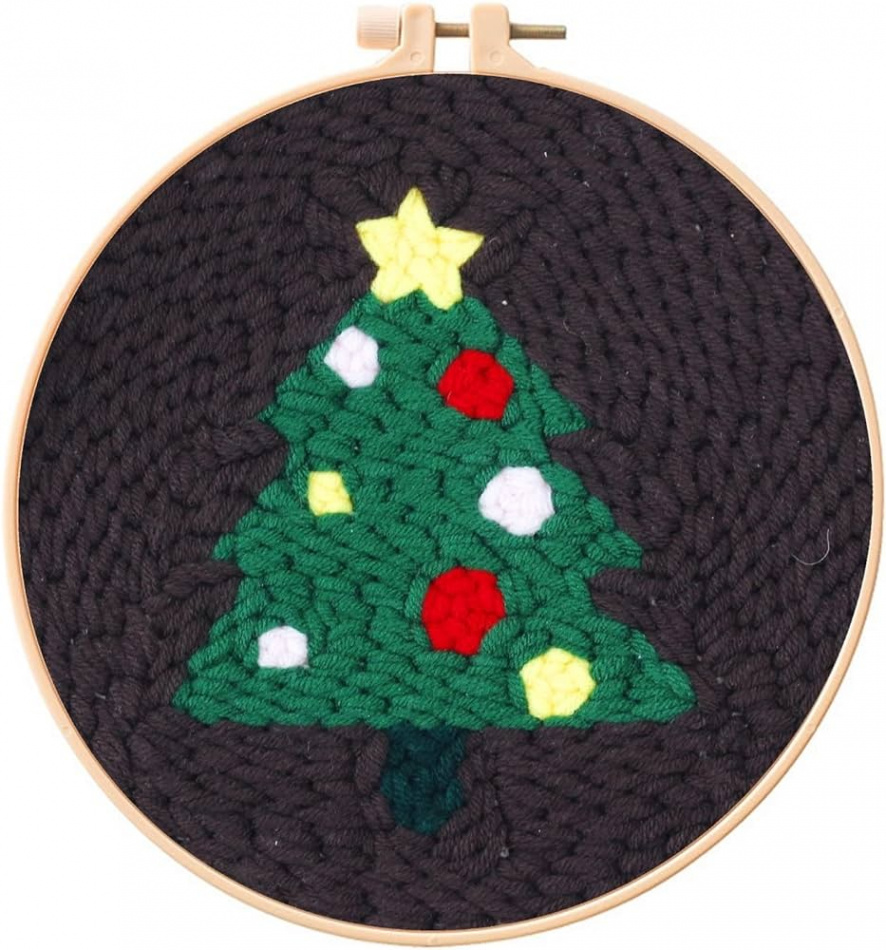 Feltsky Christmas Tree Embroidery Sets Cross Stitch Set Embroidery Set  Adults for Beginners Gift  cm