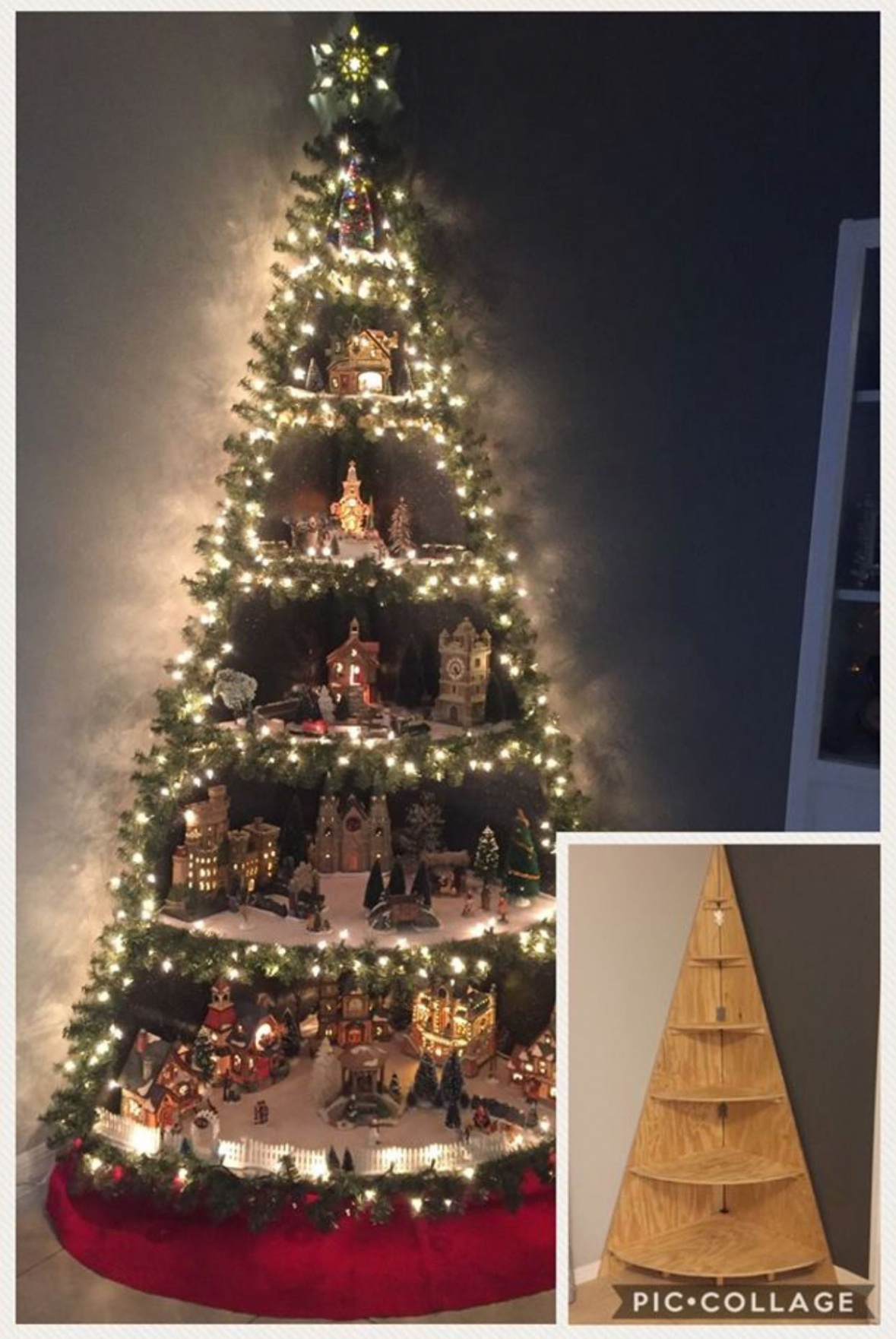 For Christmas village  Creative christmas trees, Diy christmas