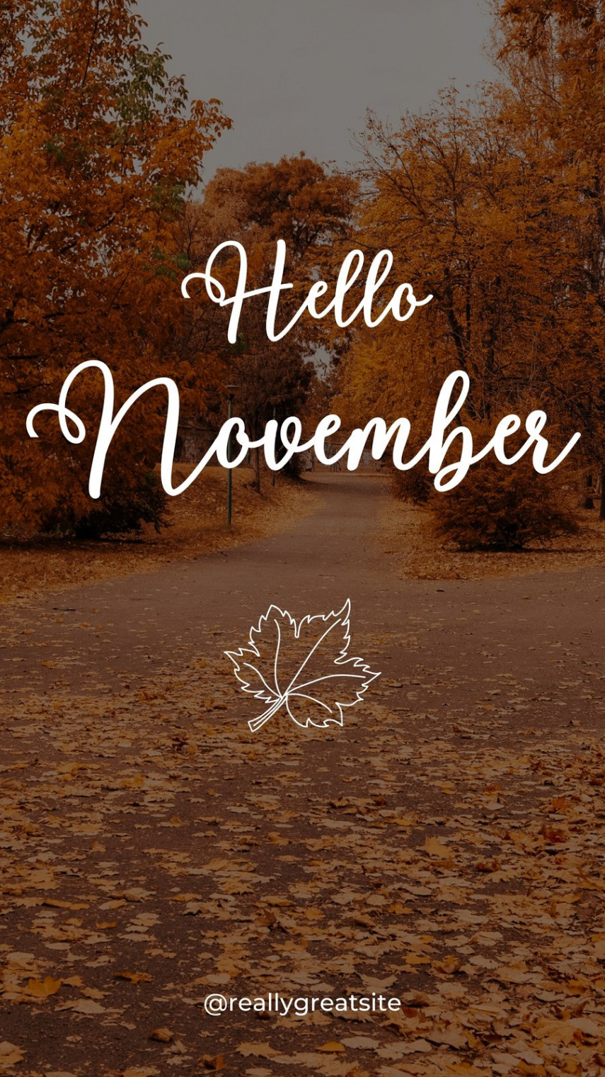 Free and customizable november templates