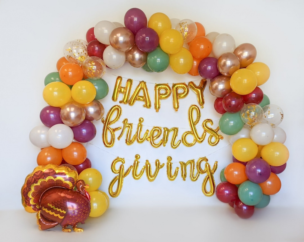 Friendsgiving Decorations Friendsgiving Balloon Garland Fall - Etsy