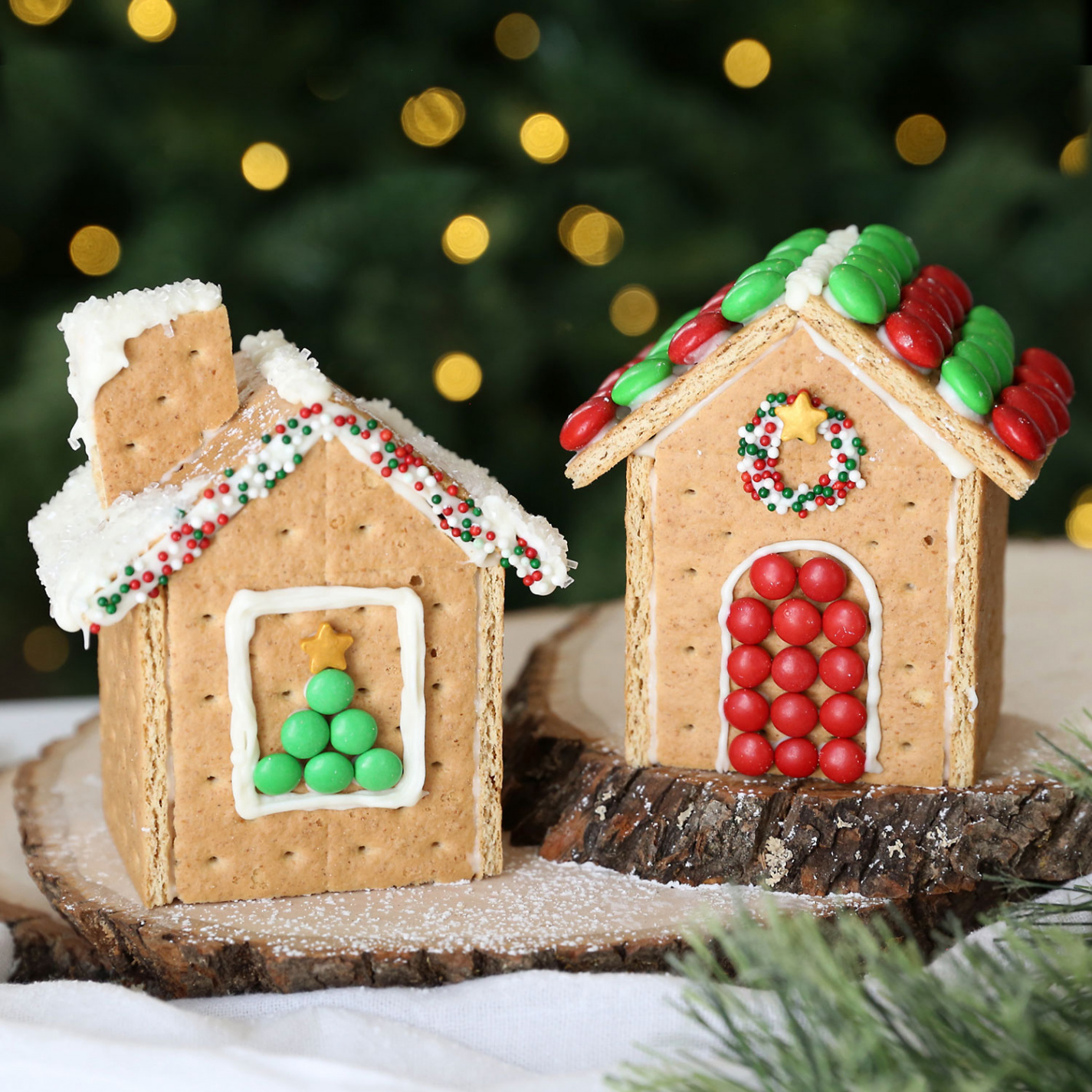 Graham Cracker Gingerbread Houses