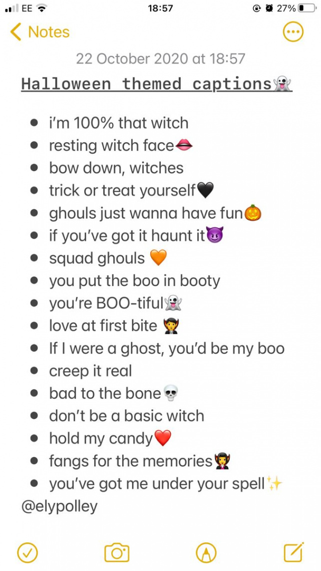 Halloween Captions ( Insta ) Friends n Couples  Good quotes for
