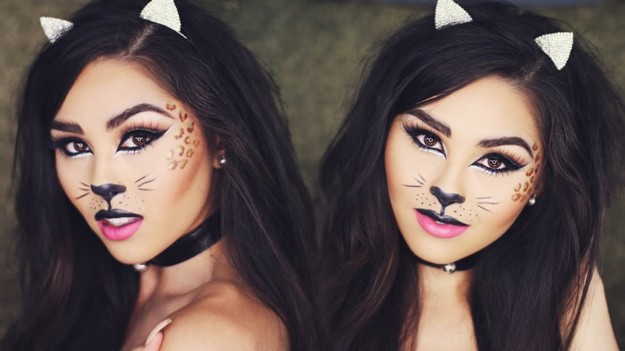 Halloween Cat Makeup Tutorial  Roxette Arisa