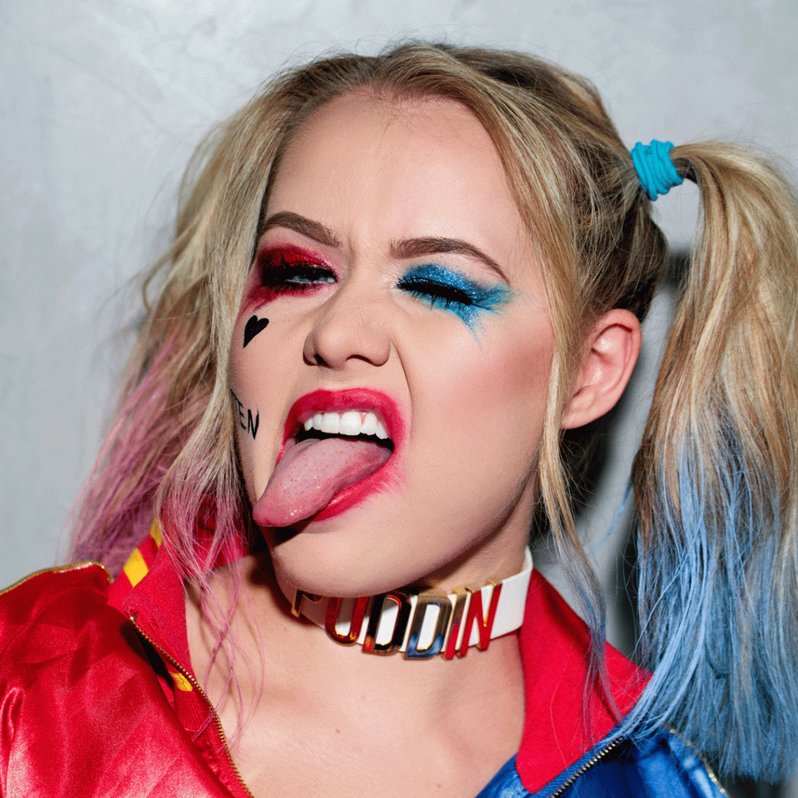 Harley Quinn Makeup Tutorial in  Easy Steps  Glamour