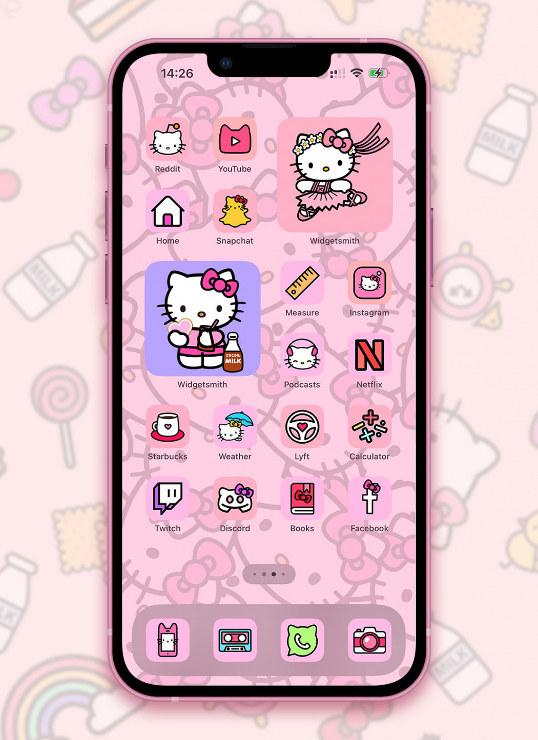 Hello Kitty App Icons  iPhone - Sanrio Aesthetic App Icons ﾐ・◦・ﾐ