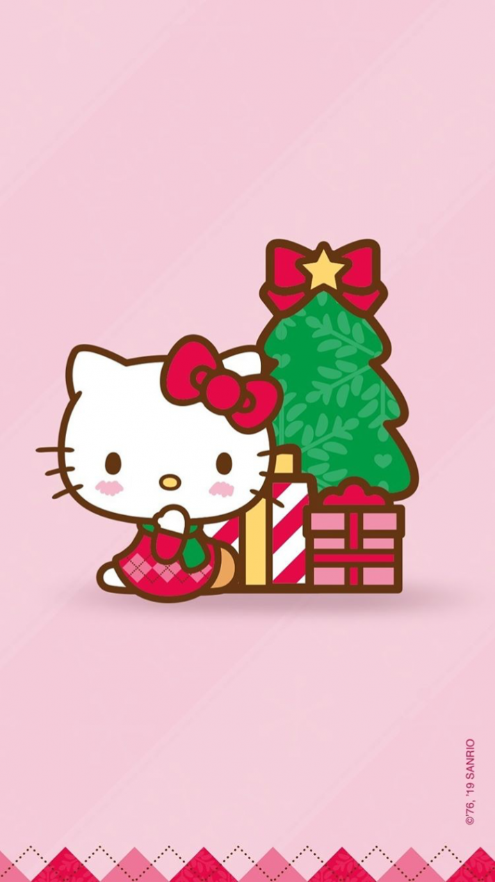 Hello Kitty Christmas Wallpaper  Hello kitty wallpaper, Hello