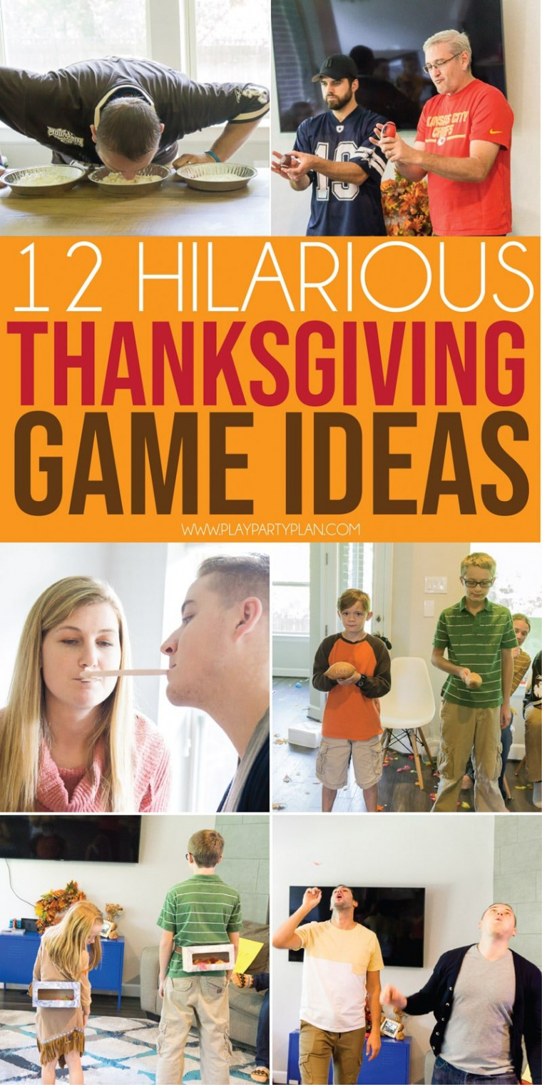 Hilarious Thanksgiving Games for All Ages - Play Party Plan