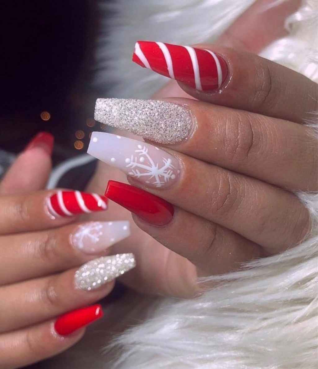 Holiday Press on nails reusable nails Christmas nails-Xmas - Etsy