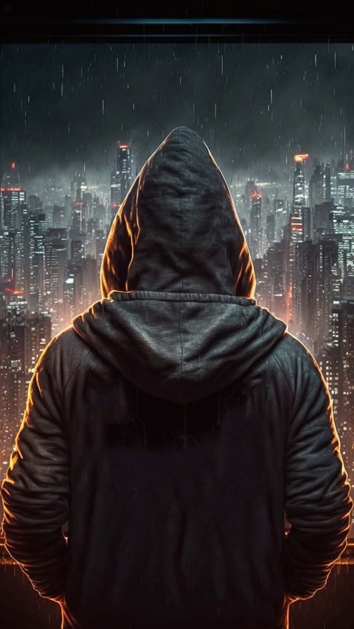 Hoodie Guy Vs City IPhone Wallpaper HD - IPhone Wallpapers