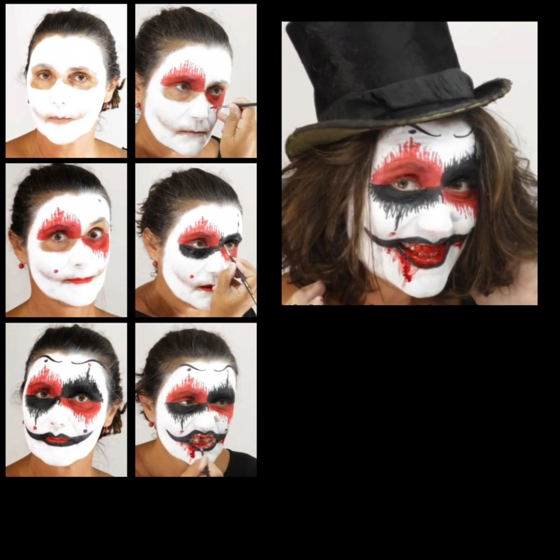 Horror Terror Clown Make up Schminkset