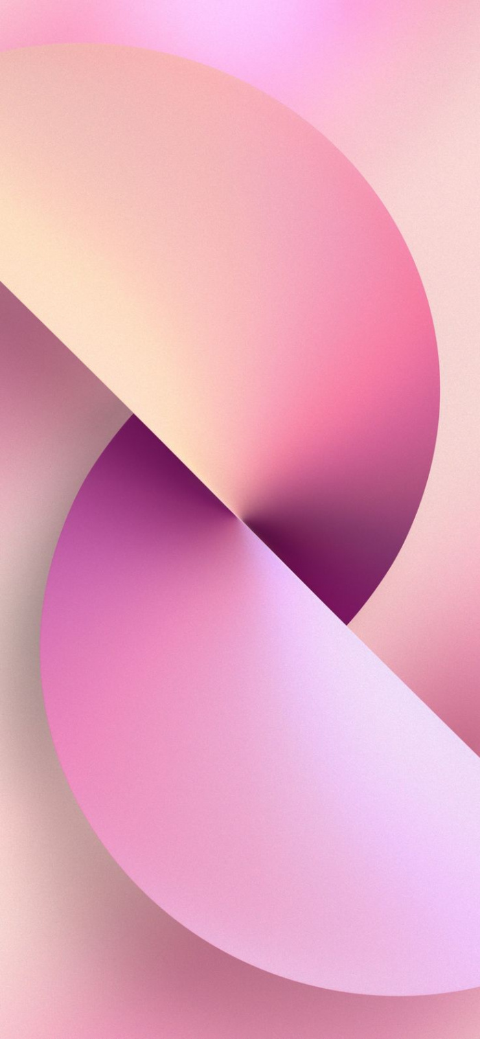 iPhone  Official Stock Wallpaper Twist (Pink) - Light