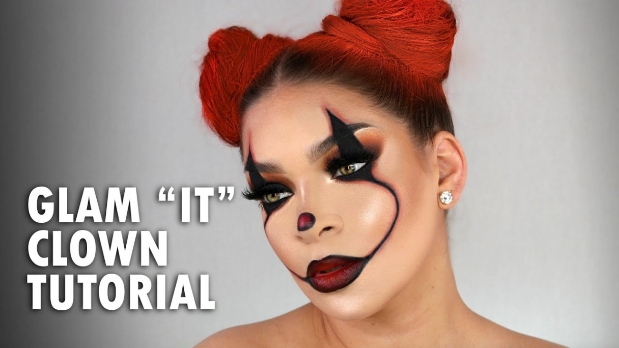 It Clown makeup and hair tutorial  Last Minute Halloween