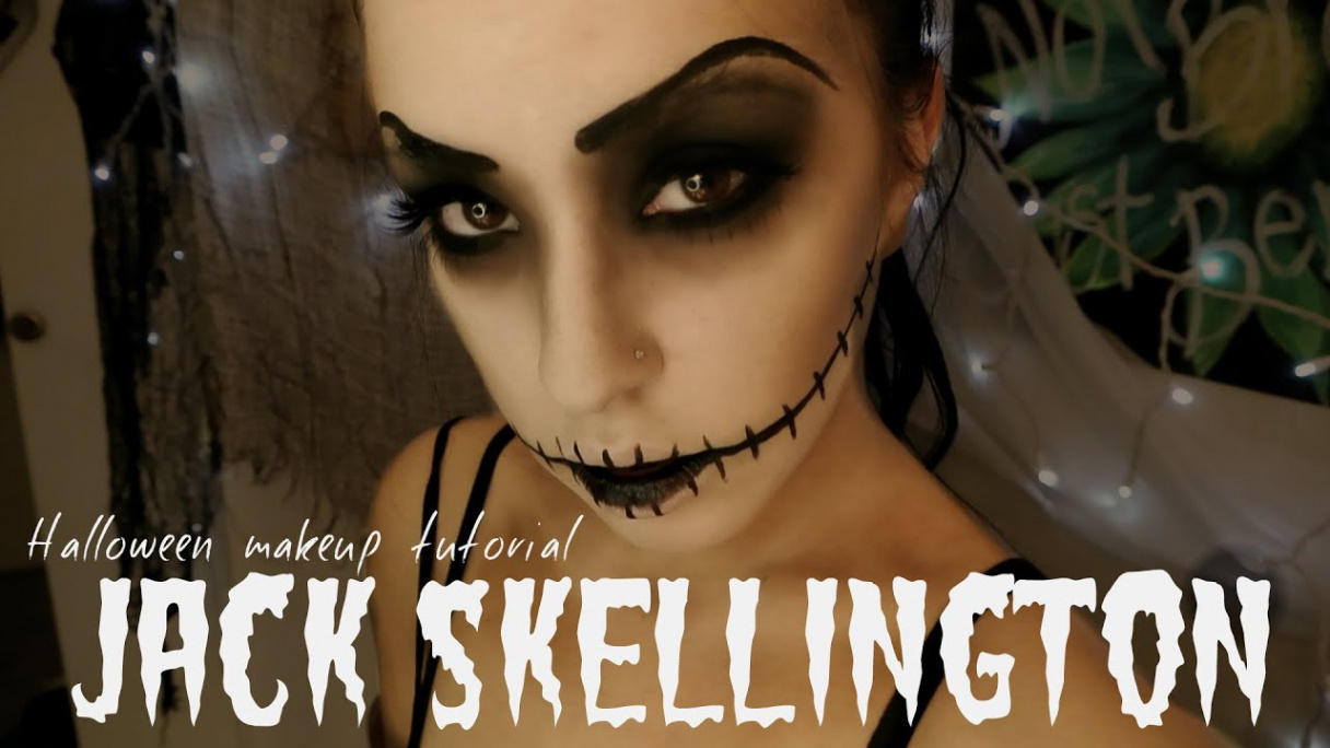 Jack Skellington  Halloween Makeup Tutorial