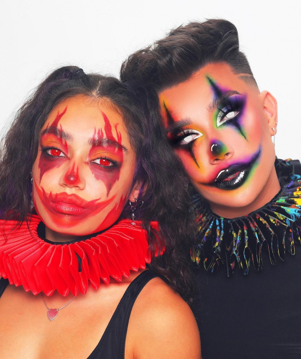 James Charles on Instagram: “EVIL CLOWNS 😈🤡 new video with