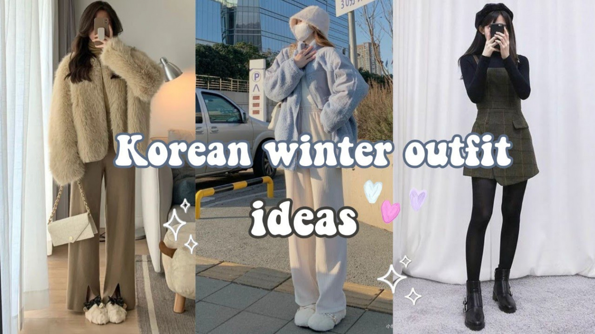 Korean winter outfit ideas🌼  Aesthetic Appearance