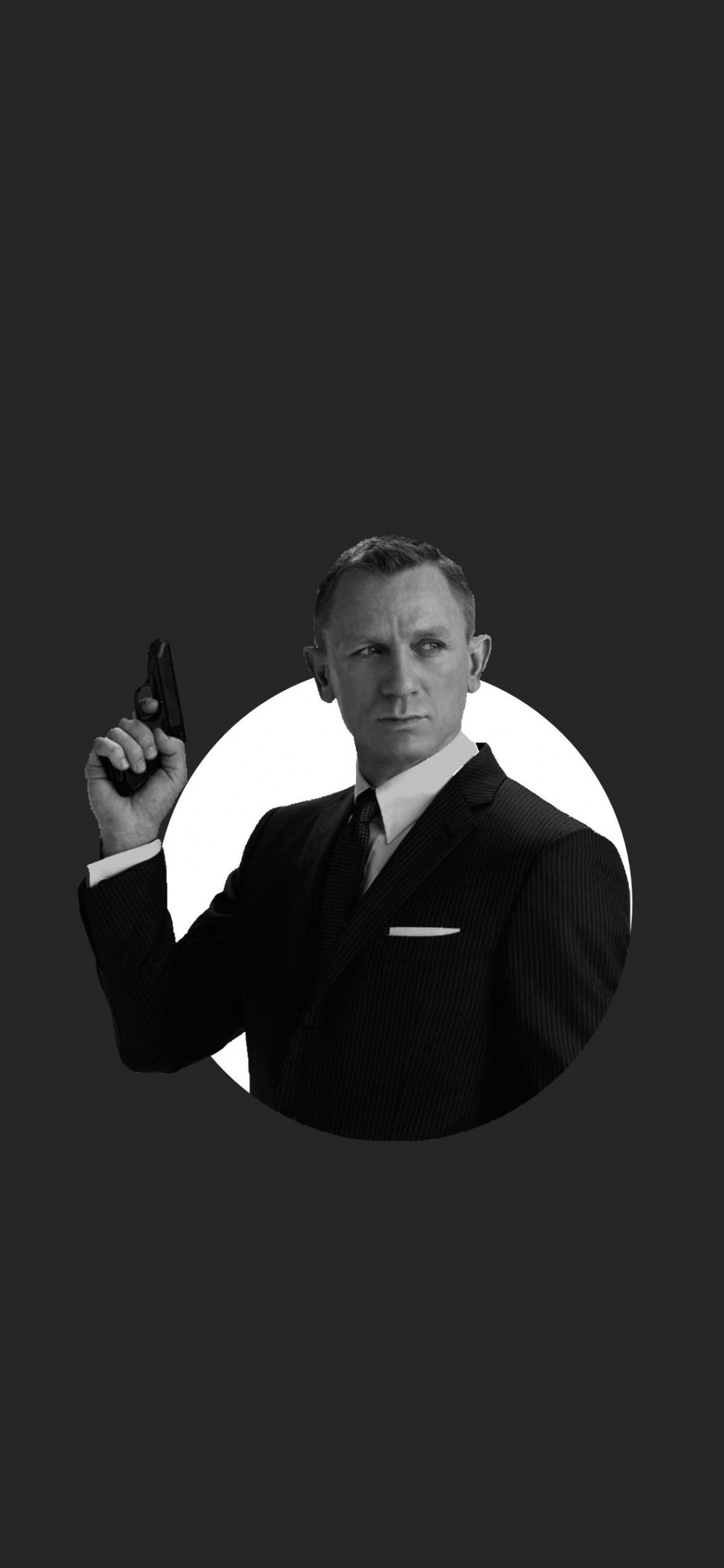 Made this cool Daniel Craig bond iPhone wallpaper hope you like it