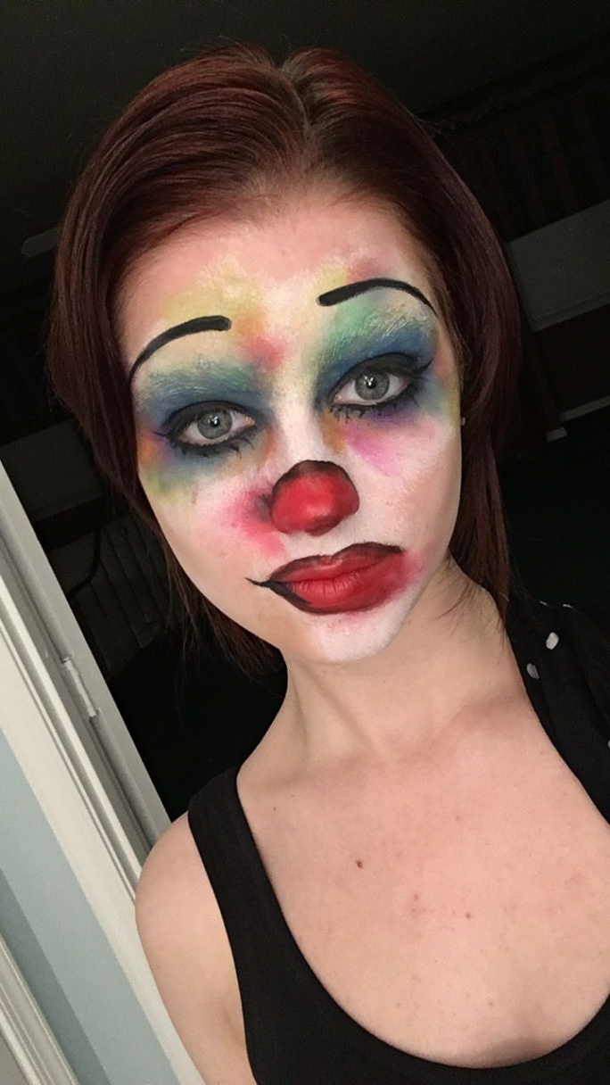 My favorite look. The messy clown